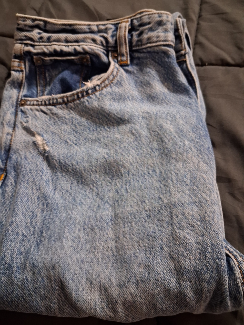 Zara Light Blue Wide Leg Women's Jeans
